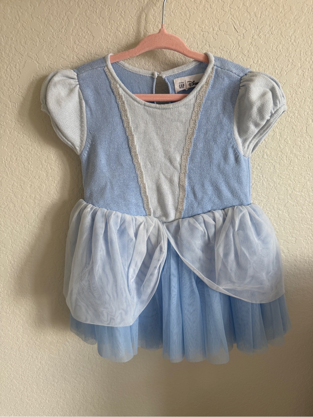 GAP Light Blue Tulle Cinderella Princess Dress for Girls